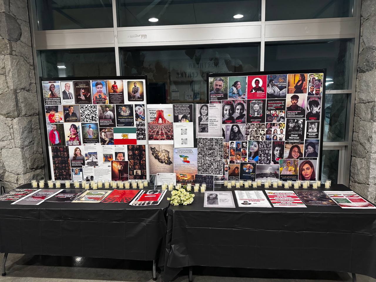 UNBC Iranian Students Mark the Fallen, and Push for Solidarity